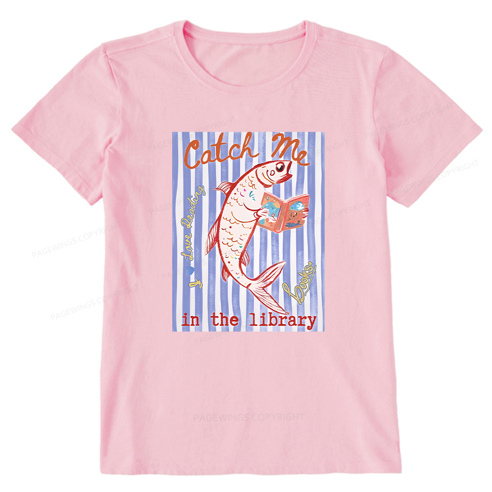 Pagewings Catch Me In The Library Unisex Classic T-shirt