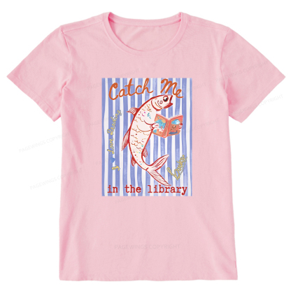 Pagewings Catch Me In The Library Unisex Classic T-shirt