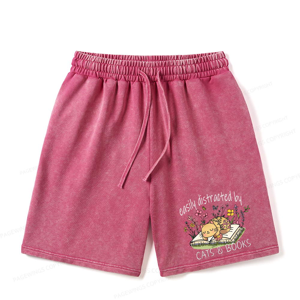 Pagewings SJM Book Club Christmas Unisex Washed Shorts