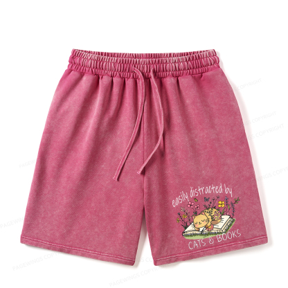 Pagewings SJM Book Club Christmas Unisex Washed Shorts