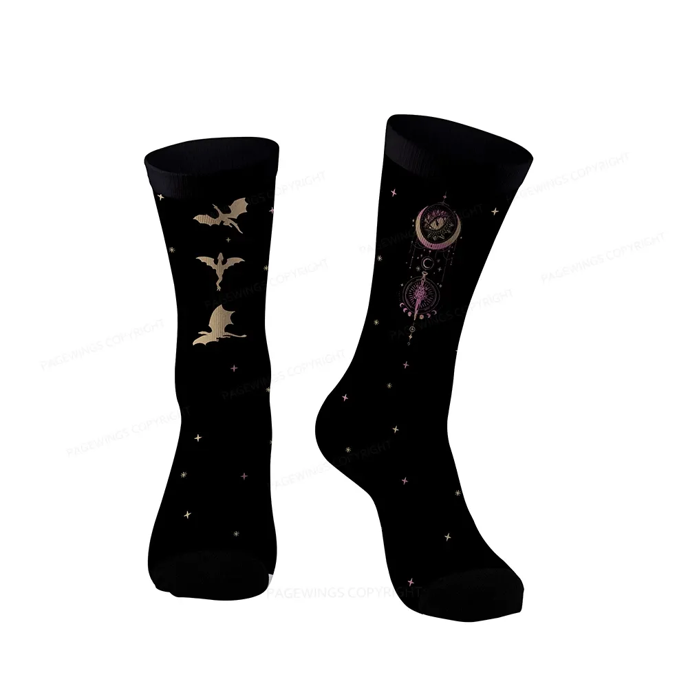 Pagewings ACOTAR Crescent City Rhysand Socks