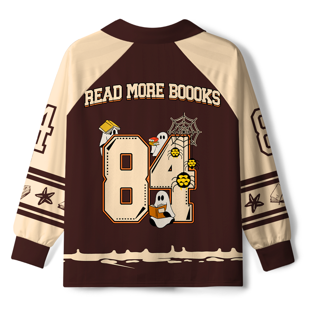 Pagewings Read More Boooks Unisex Long Sleeve Jersey