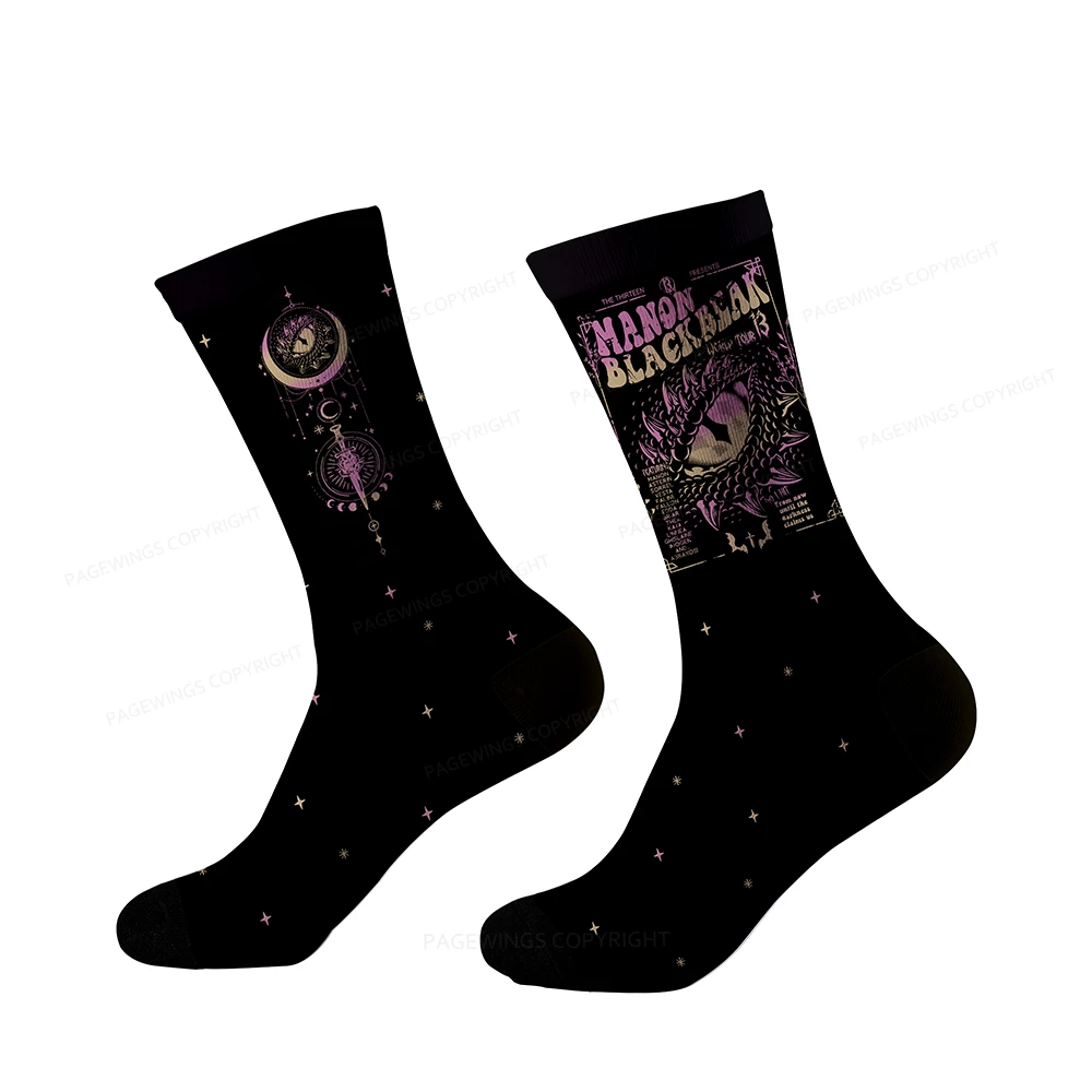 Pagewings ACOTAR Crescent City Rhysand Socks