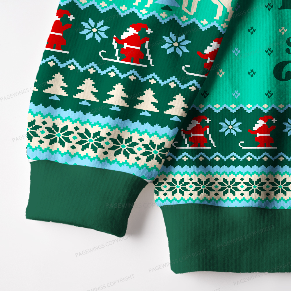 Pagewings Read Books Be Kind Stay Weird Unisex Ugly Knit Sweatshirt