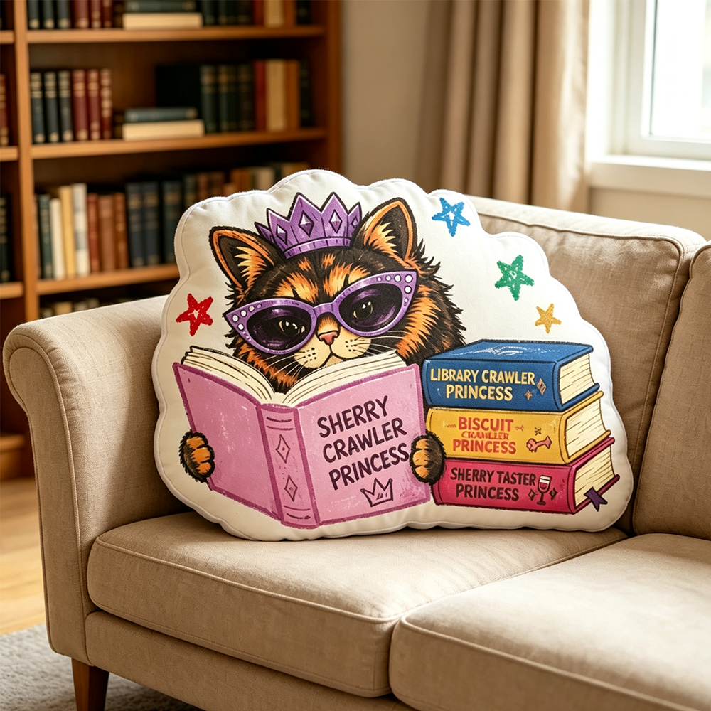 Pagewings Sci Fi Lover Shaped Throw Pillow