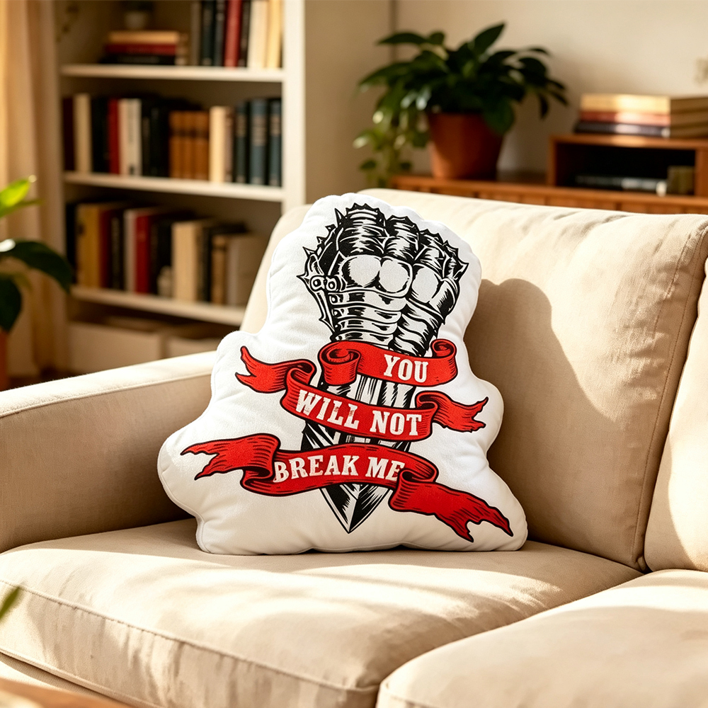 Pagewings Sci Fi Bookish Shaped Throw Pillow