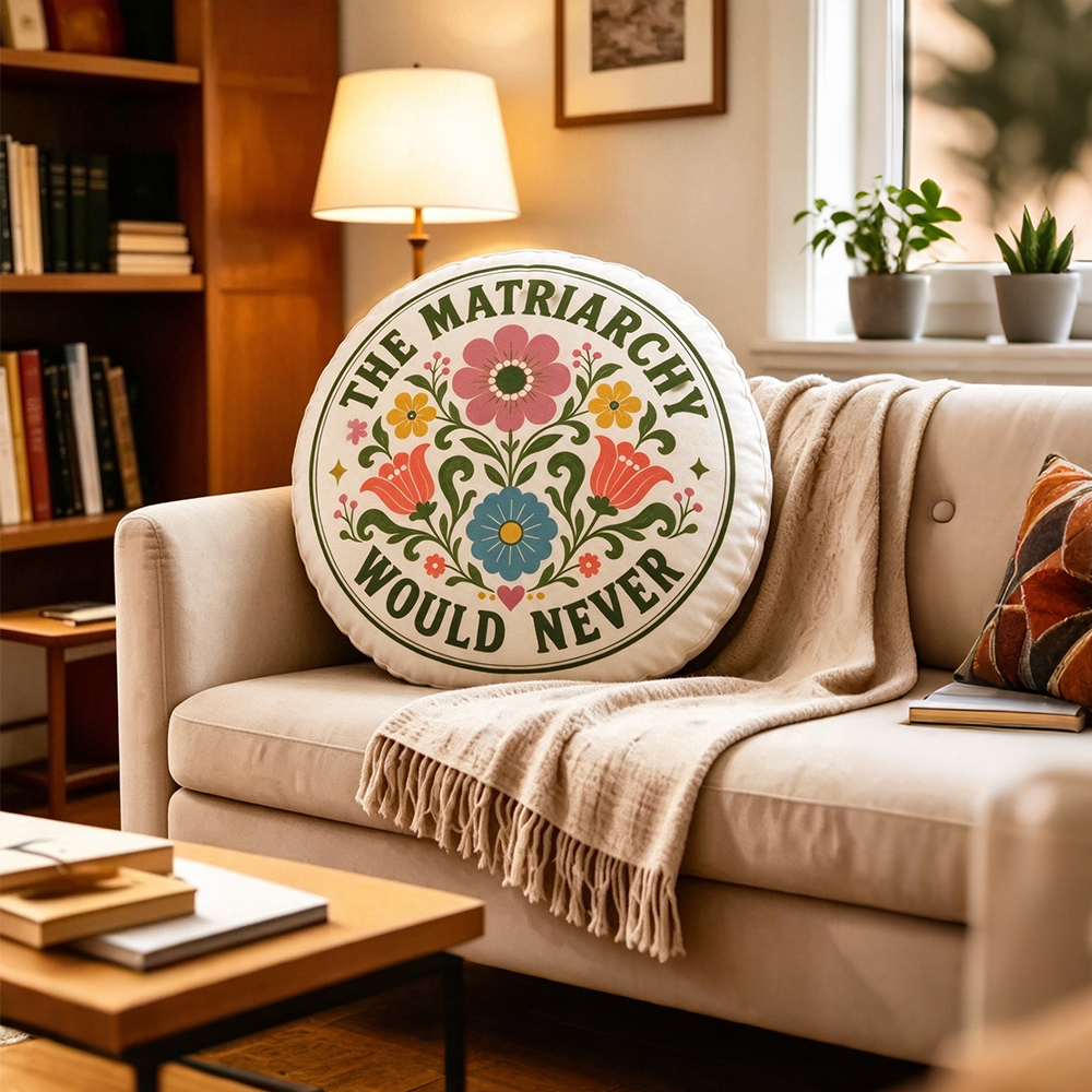 Pagewings The Matriarchy Would Never Shaped Throw Pillow