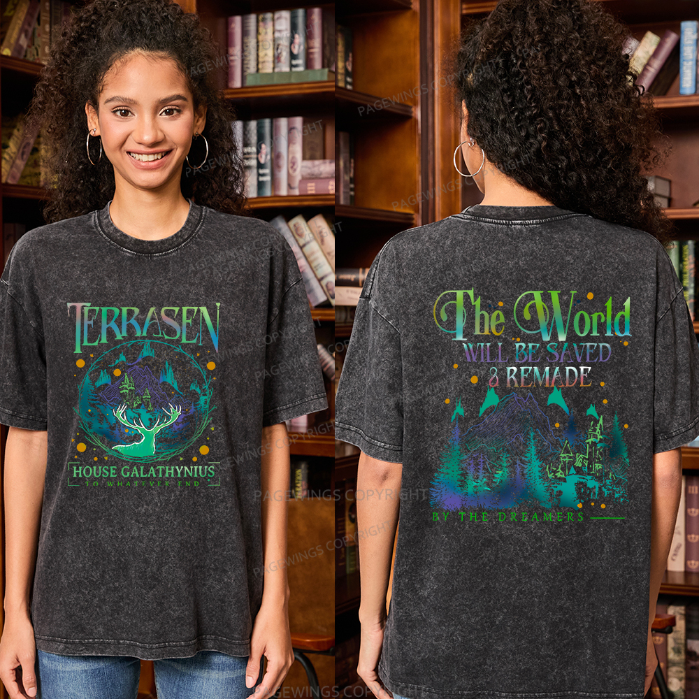 Pagewings Terrasen Unisex Washed T-shirt