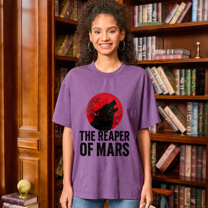 Pagewings The Reaper of Mars Unisex Washed T-shirt