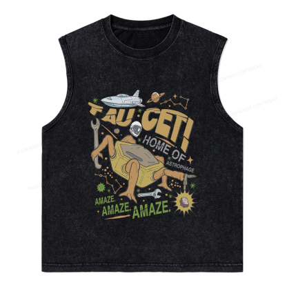 Pagewings Rocky Bookish Unisex Washed Tank Top