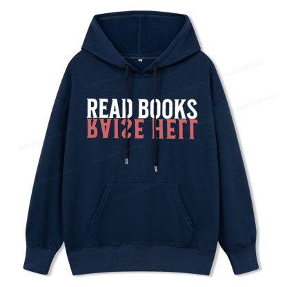 Pagewings Raise Hell Read Books  Unisex Classic Hoodie