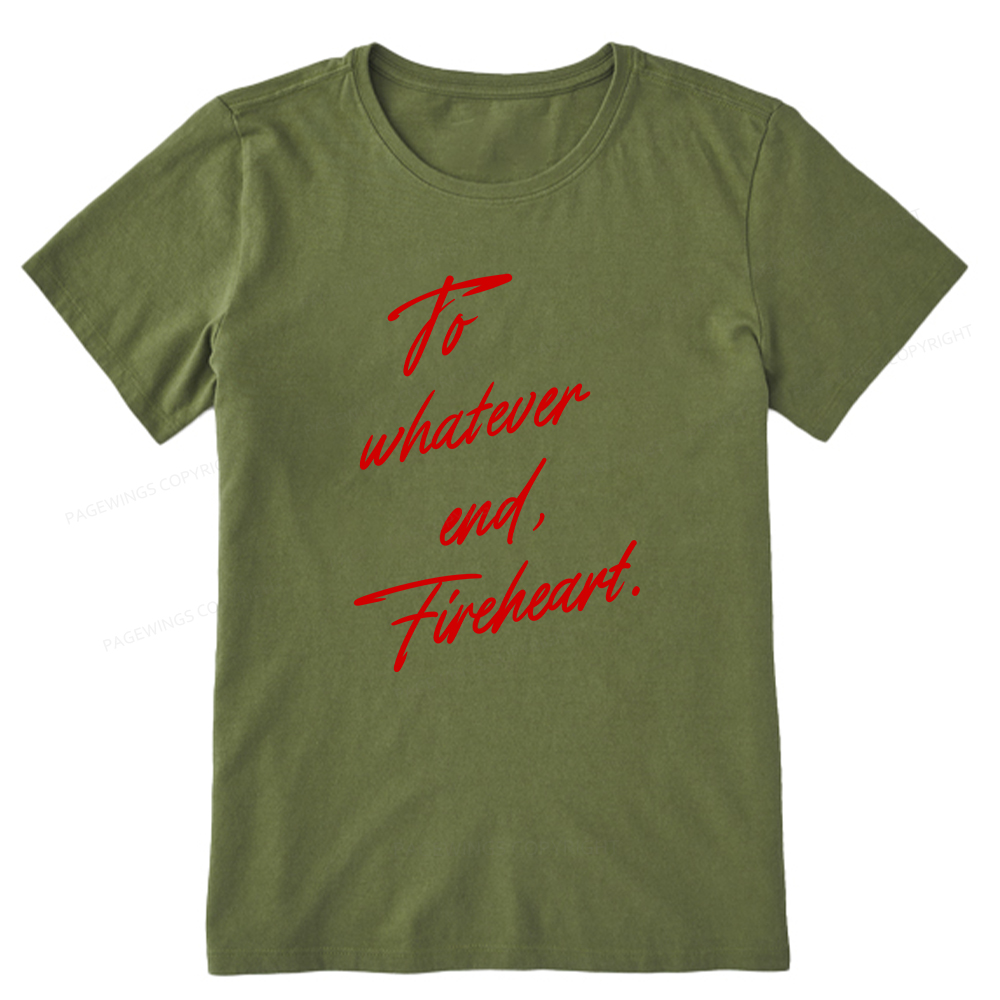Pagewings To Whatever End Fireheart Unisex Classic T-shirt