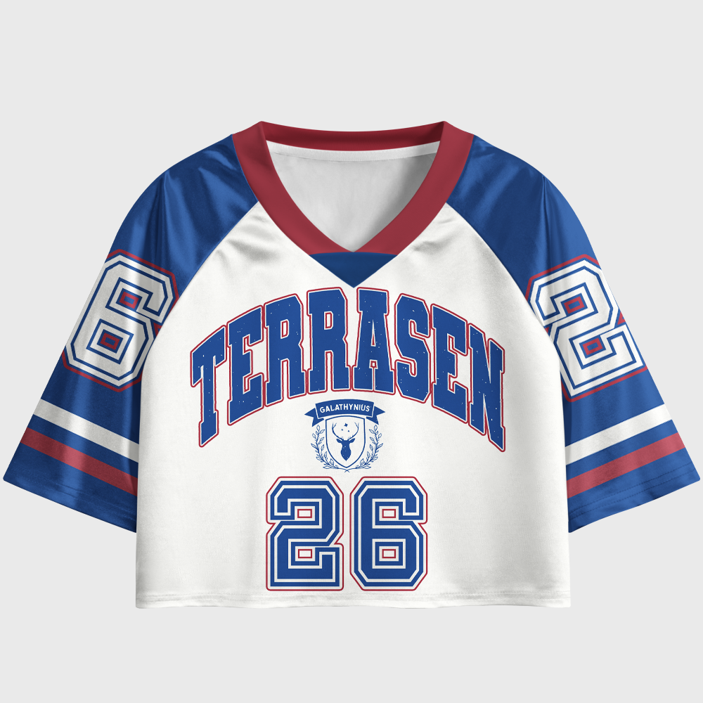 Pagewings Fantasy Reader Women's Cropped Jersey