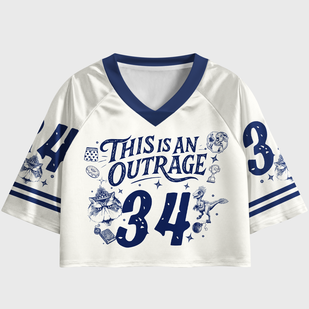 Pagewings Sci Fi Book Lover Women's Cropped Jersey
