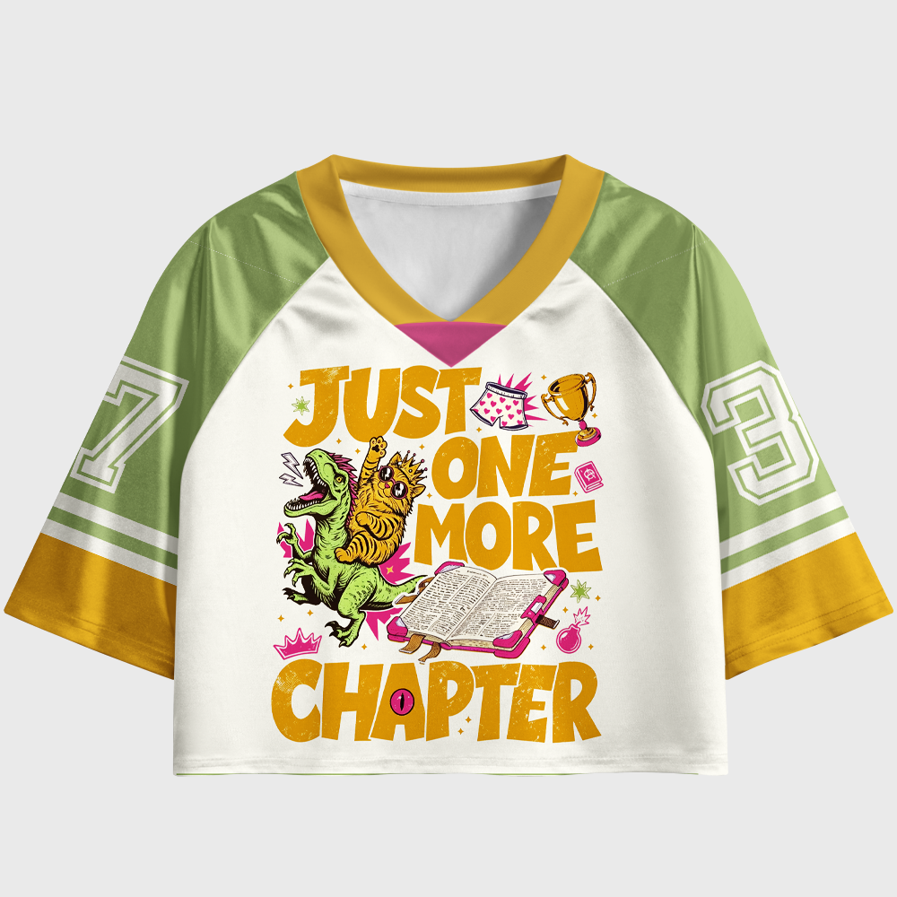 Pagewings Sci Fi Book Lover Women's Cropped Jersey