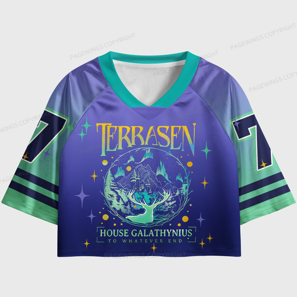 Pagewings To Whatever End Women's Cropped Jersey