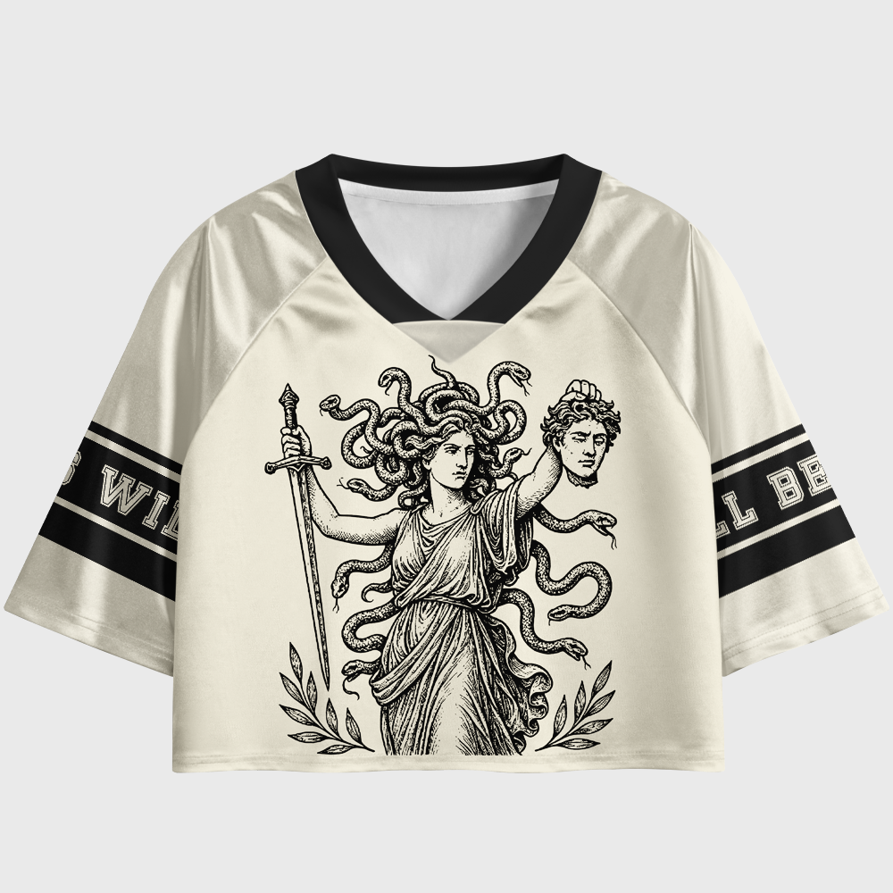 Pagewings Girls Will Be Girls Women's Cropped Jersey