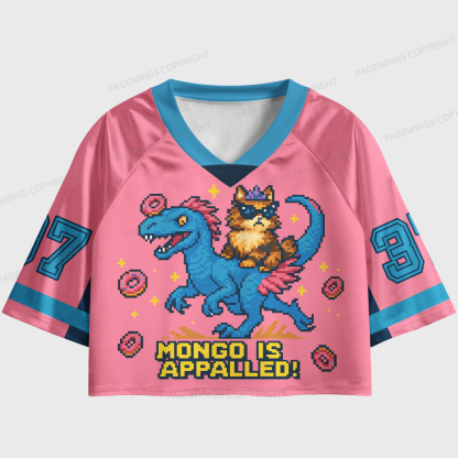 Pagewings Mongo Is Appalled Women's Cropped Jersey