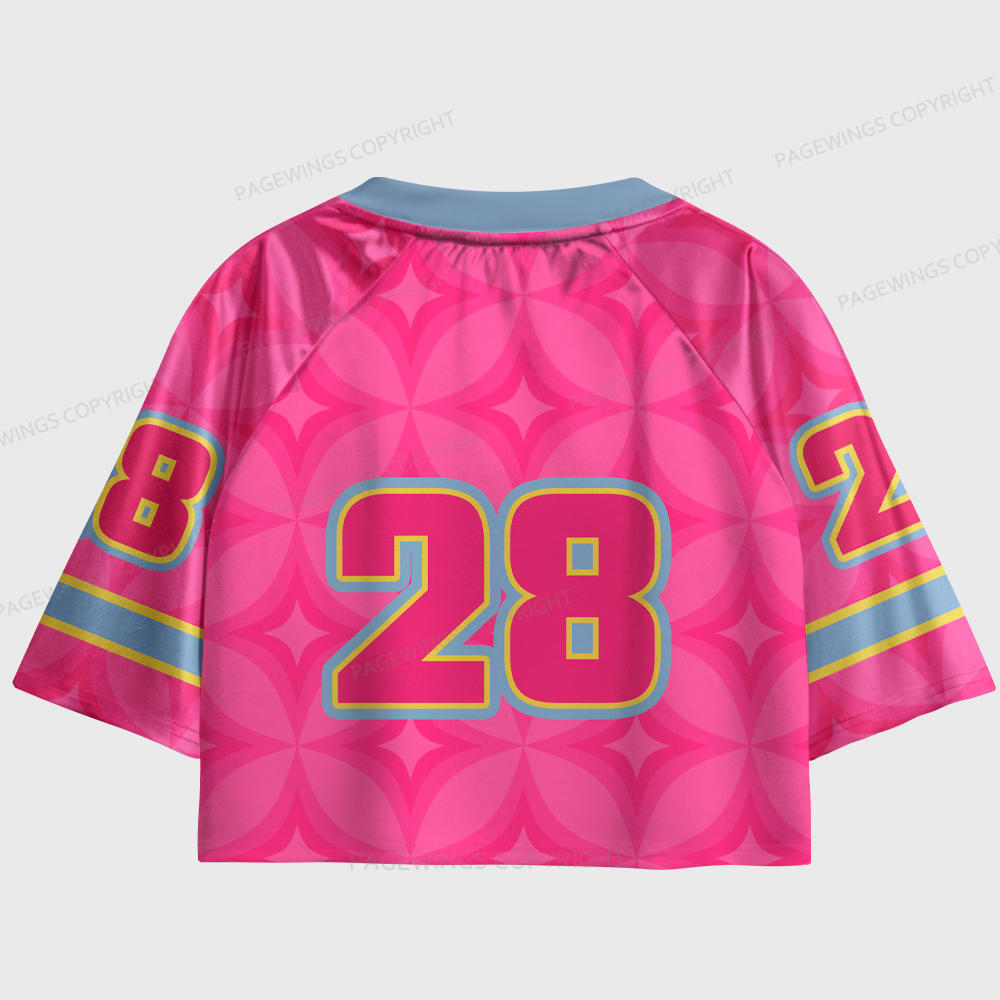 Pagewings Read Banned Books Women's Cropped Jersey