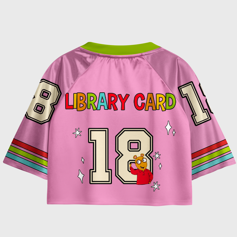 Pagewings When You've Got A Library Card Women's Cropped Jersey