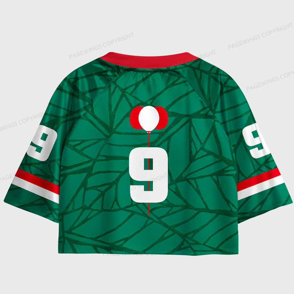 Pagewings Based On The Novel  Women's Cropped Jersey