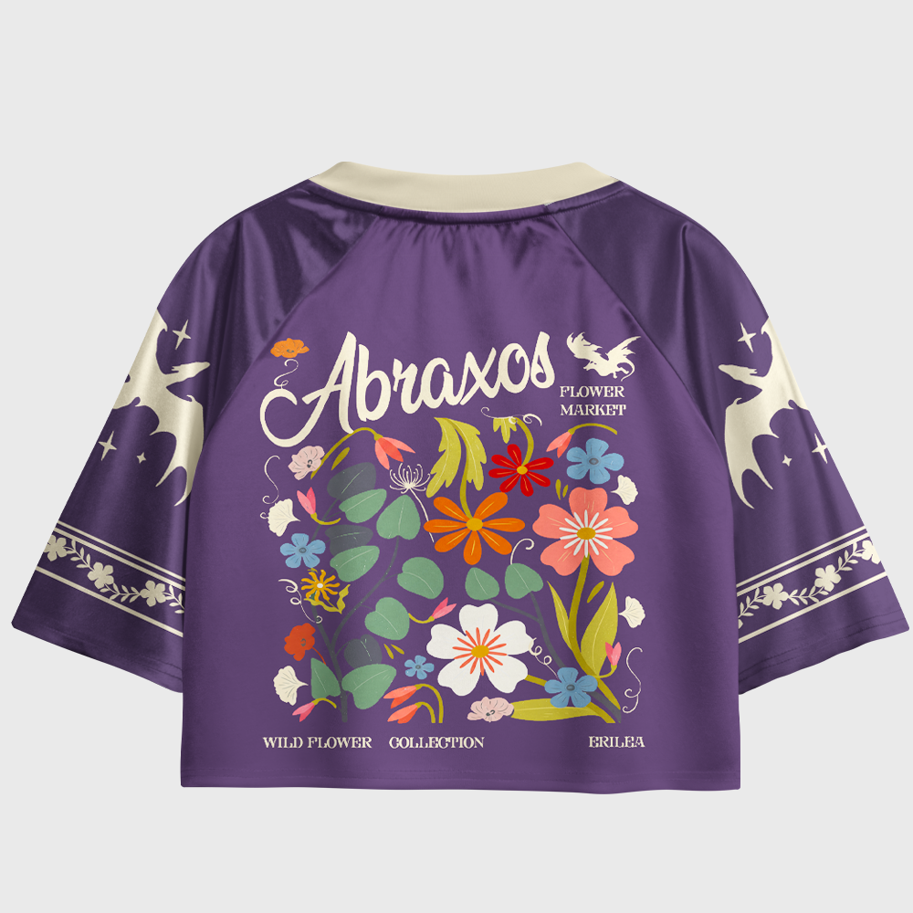 Pagewings Fantasy Reader Women's Cropped Jersey