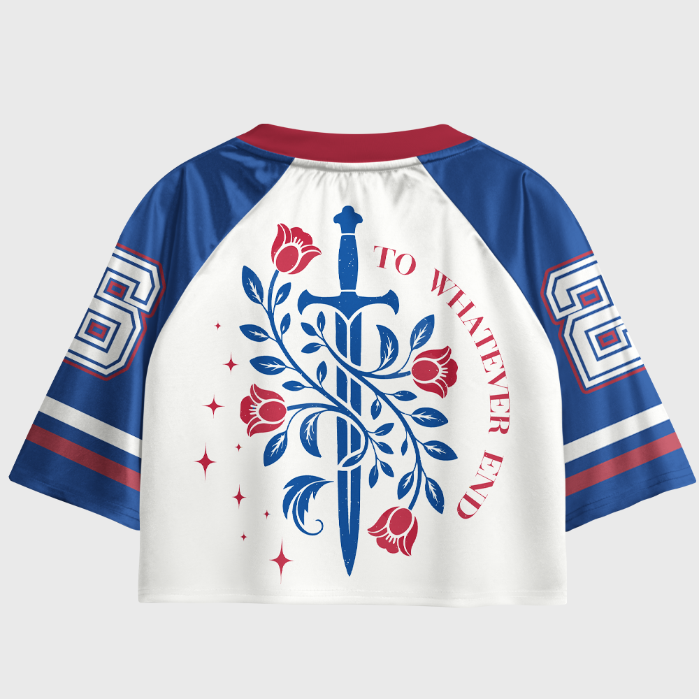 Pagewings Fantasy Reader Women's Cropped Jersey