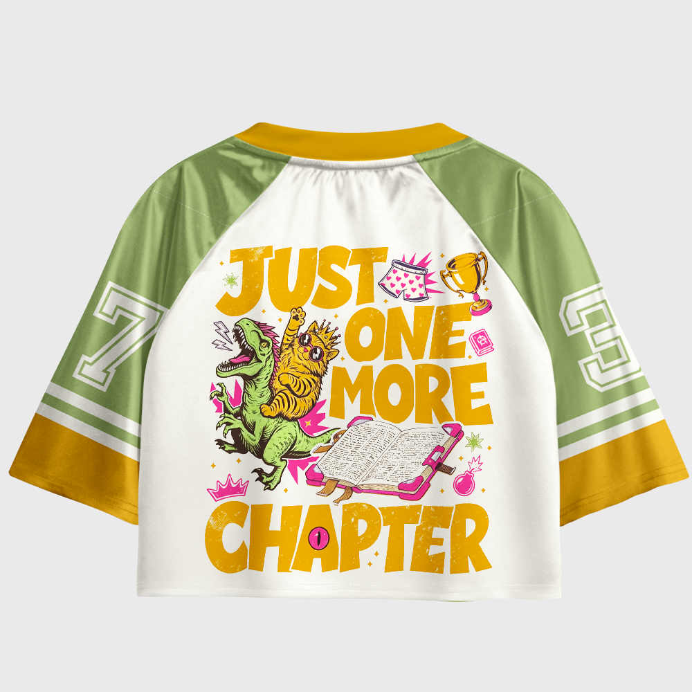 Pagewings Sci Fi Book Lover Women's Cropped Jersey
