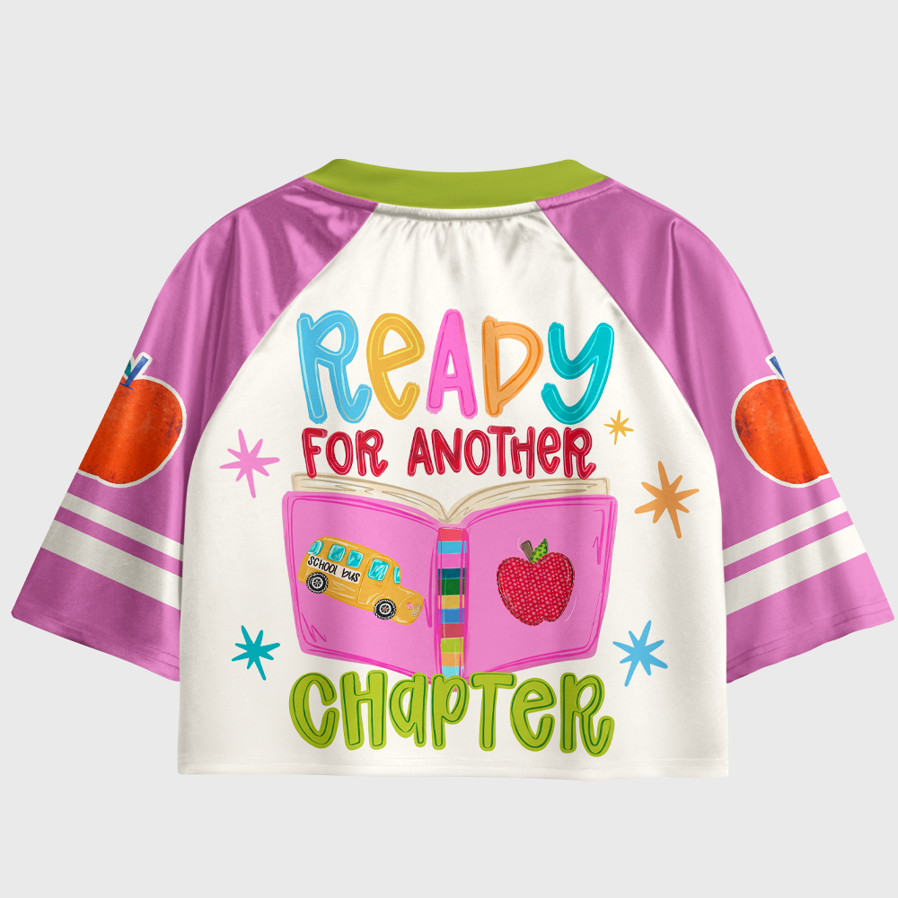 Pagewings Ready For Another Chapter Women's Cropped Jersey