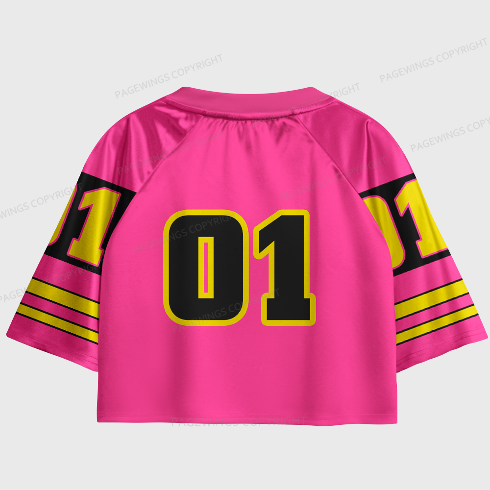 Pagewings Mama Needs A Night Off Women's Cropped Jersey