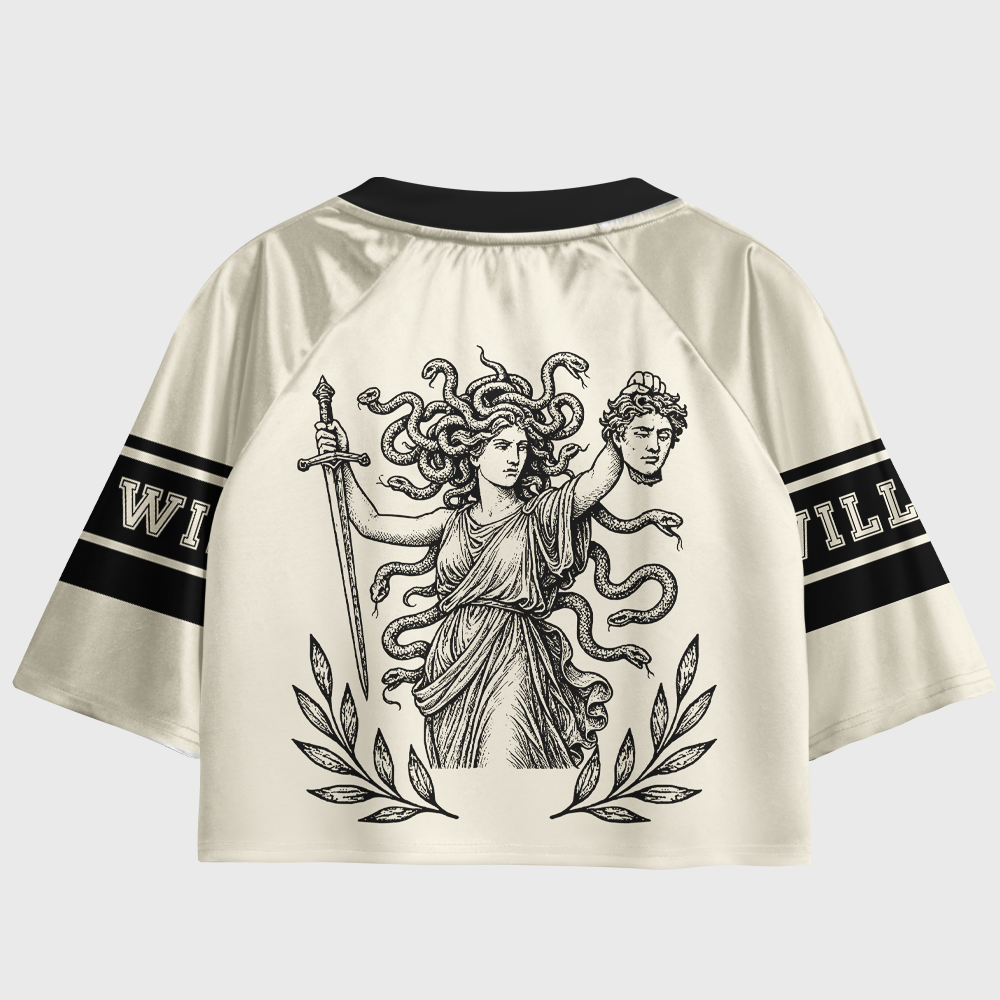 Pagewings Girls Will Be Girls Women's Cropped Jersey