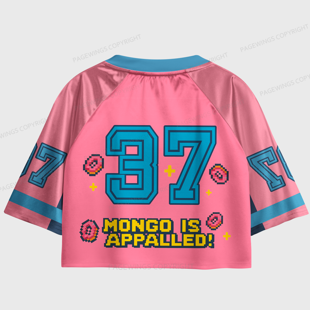 Pagewings Mongo Is Appalled Women's Cropped Jersey