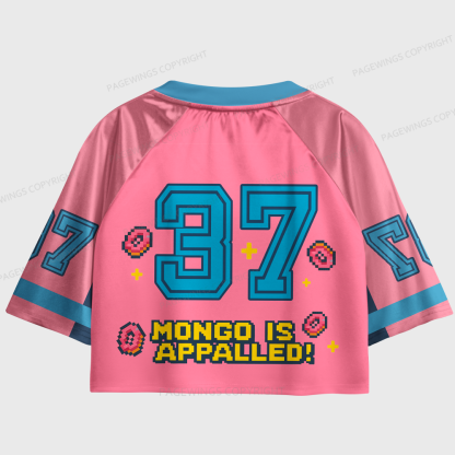 Pagewings Mongo Is Appalled Women's Cropped Jersey
