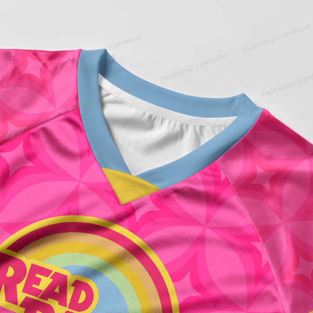 Pagewings Read Banned Books Women's Cropped Jersey