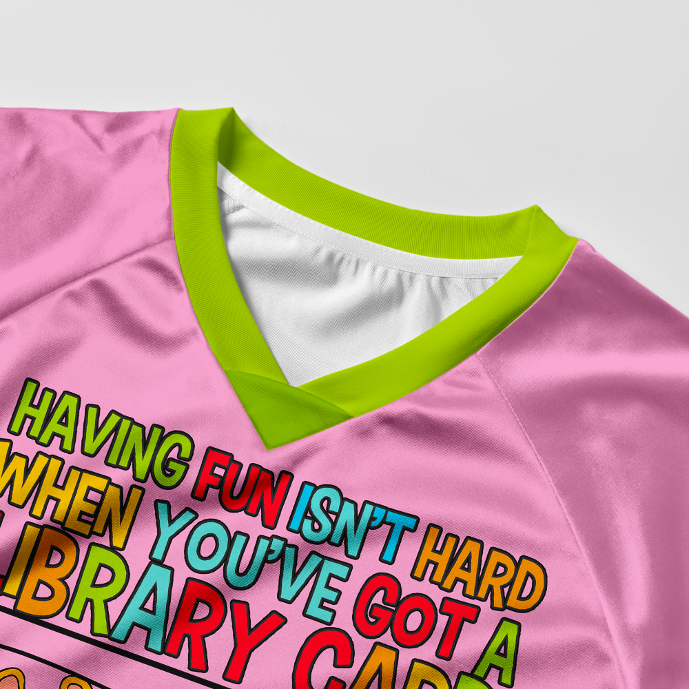 Pagewings When You've Got A Library Card Women's Cropped Jersey