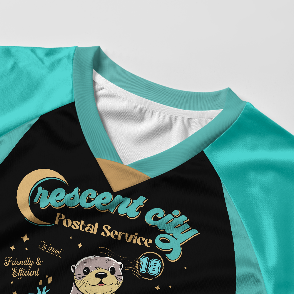 Pagewings Fantasy Novel Lovers Women's Cropped Jersey