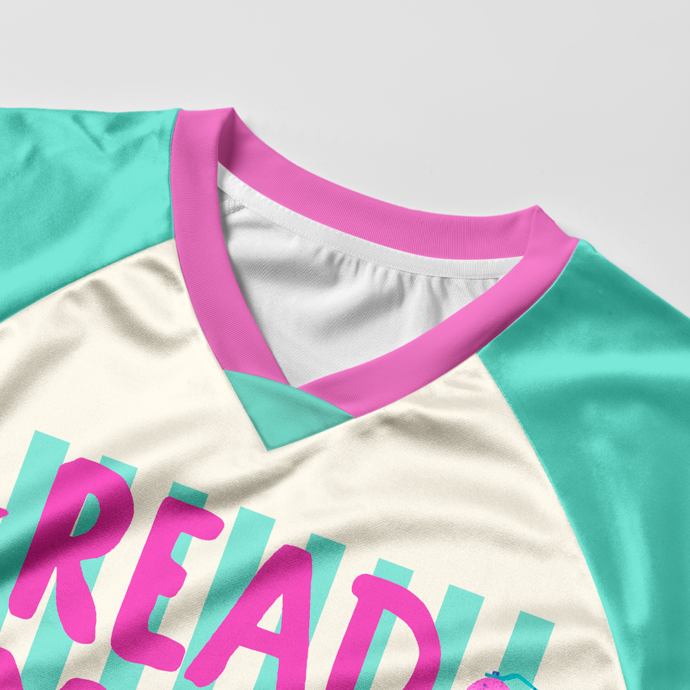 Pagewings Read More Books Women's Cropped Jersey
