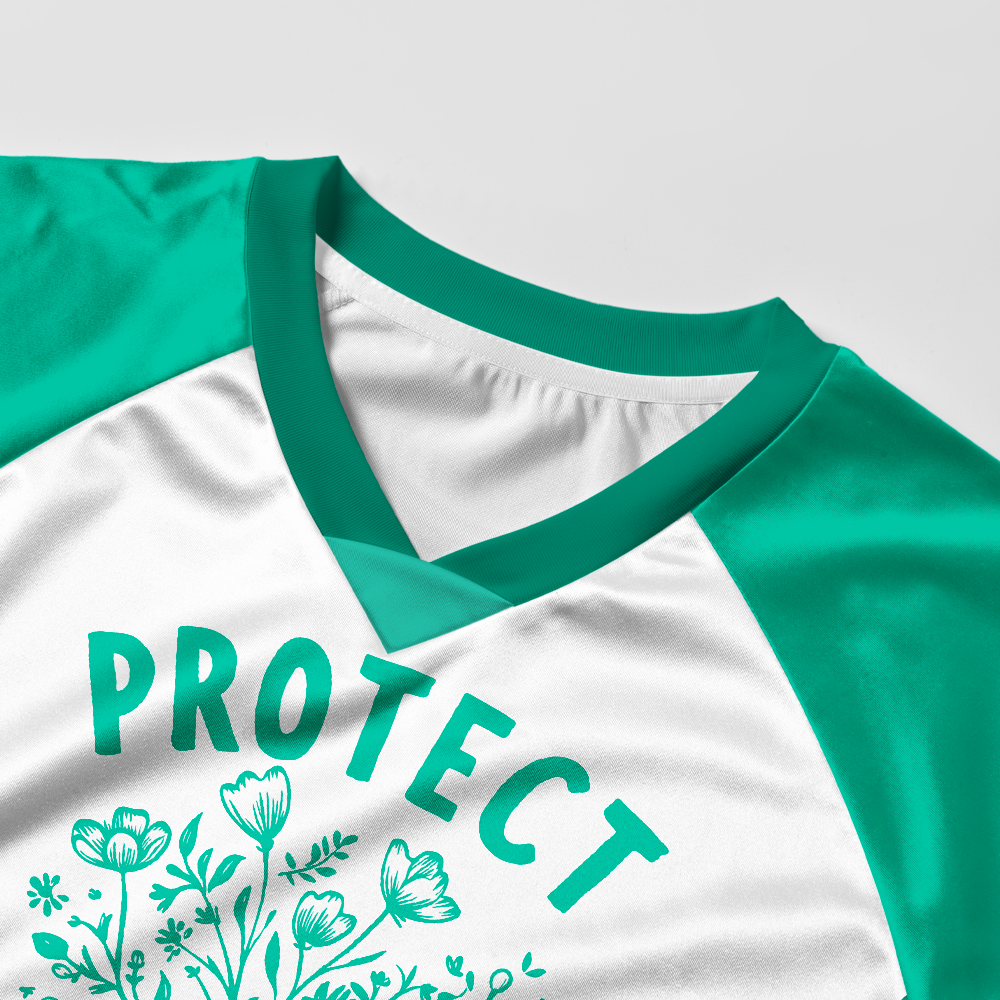 Pagewings Protect Public Education Women's Cropped Jersey