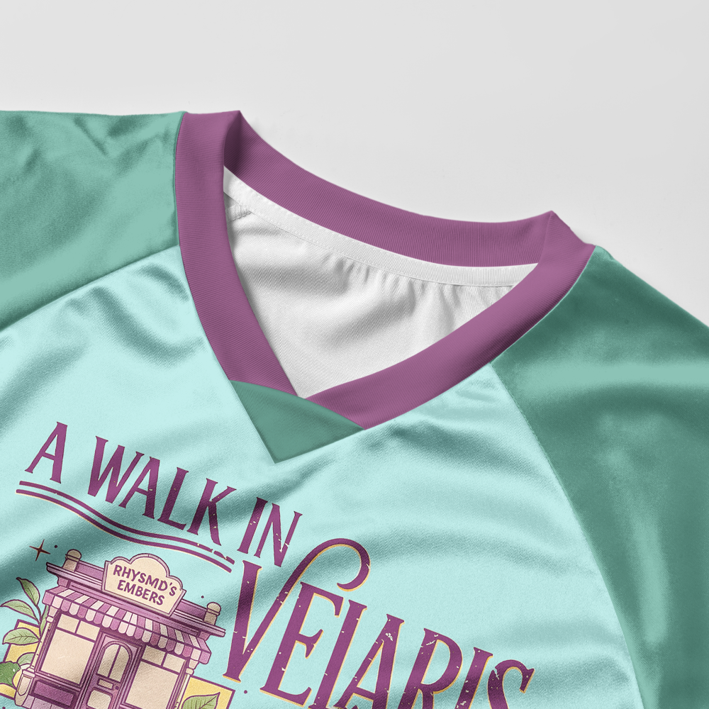 Pagewings Fantasy Novel Lover Women's Cropped Jersey