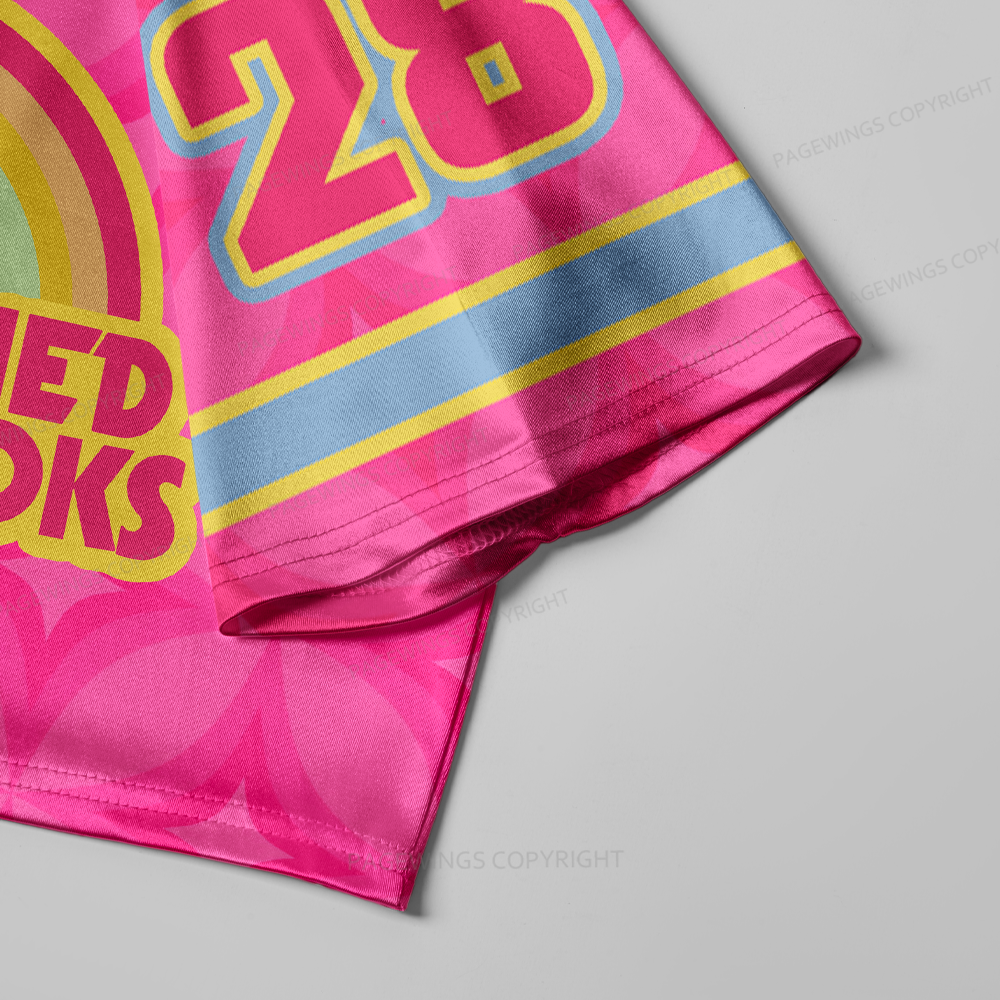 Pagewings Read Banned Books Women's Cropped Jersey