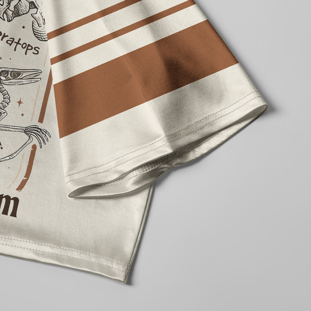 Pagewings Dinosaurs Didn't Read Women's Cropped Jersey