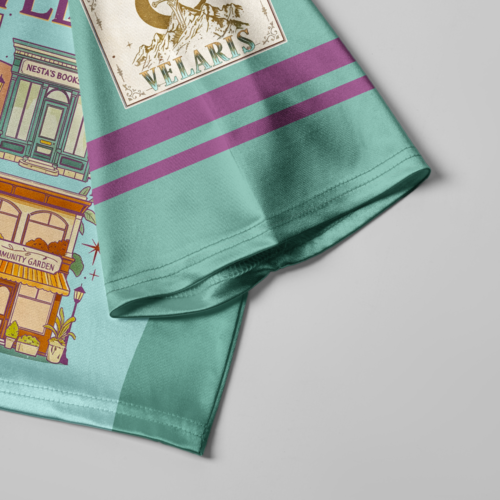 Pagewings Fantasy Novel Lover Women's Cropped Jersey