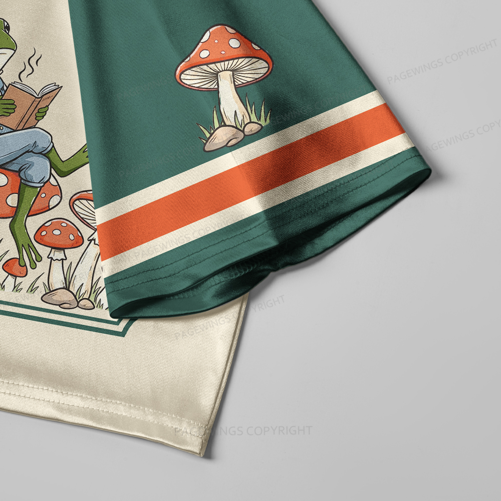 Pagewings Full Of Rage And Whimsy Women's Cropped Jersey