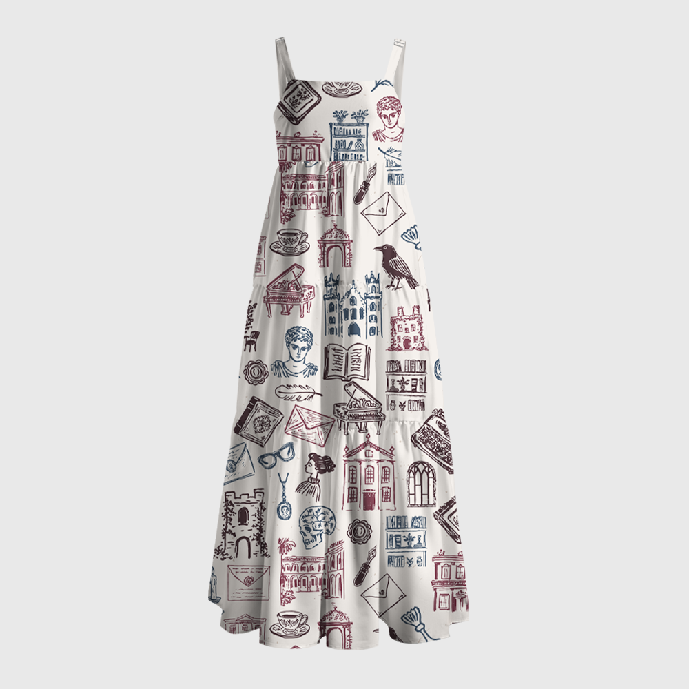 Pagewings Read Books Maxi Dress