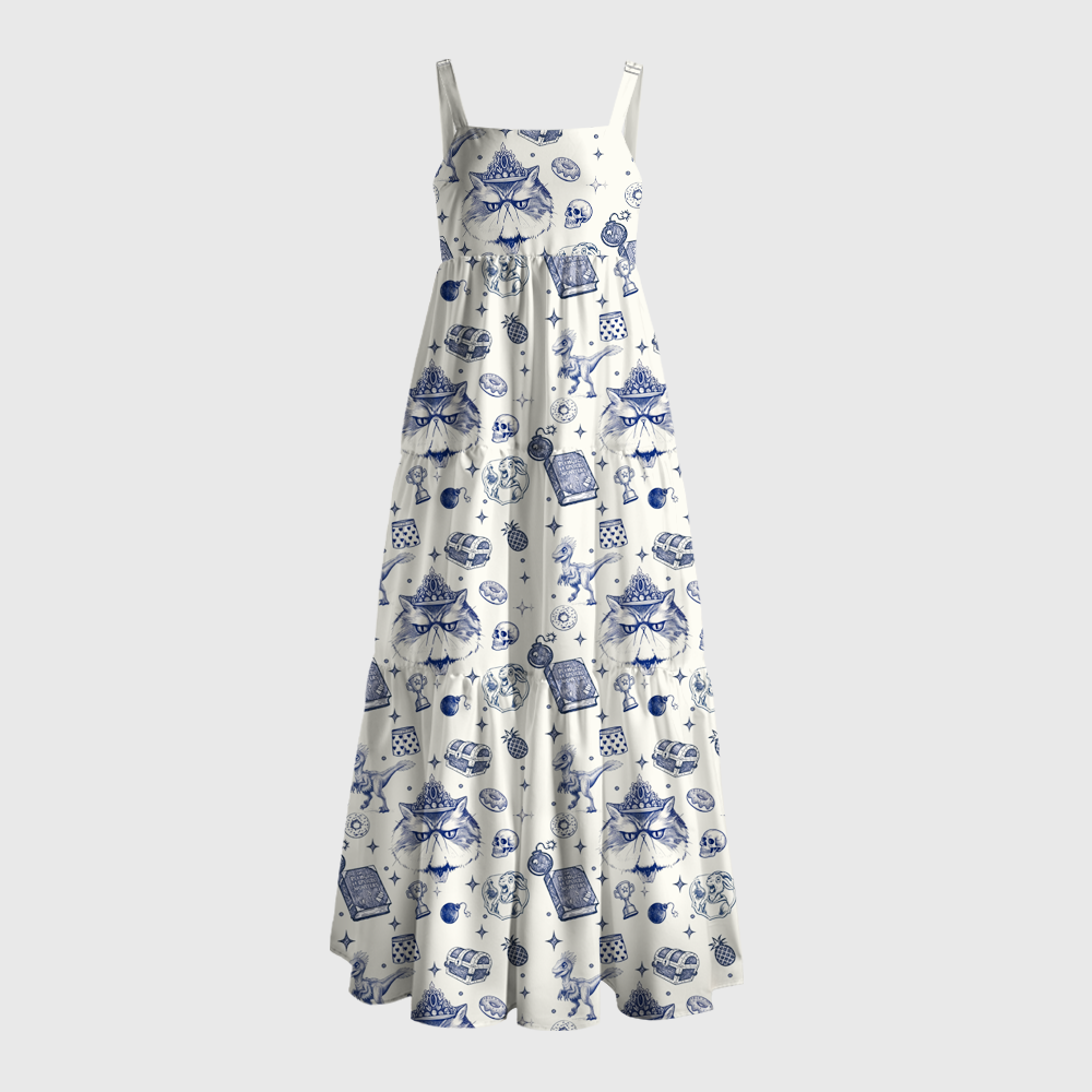 Pagewings Sci-Fi Book Lover Maxi Dress