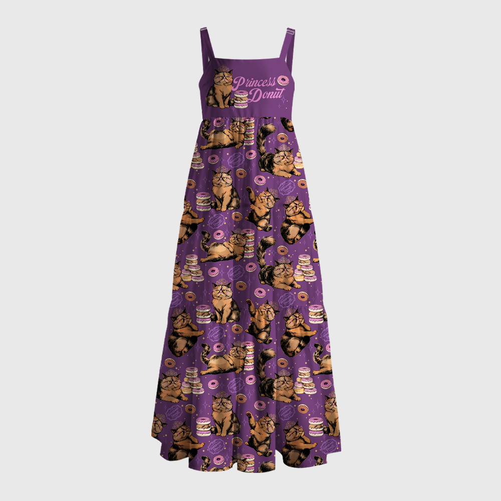 Pagewings Square Neck Sci-Fi Book Lover Maxi Dress