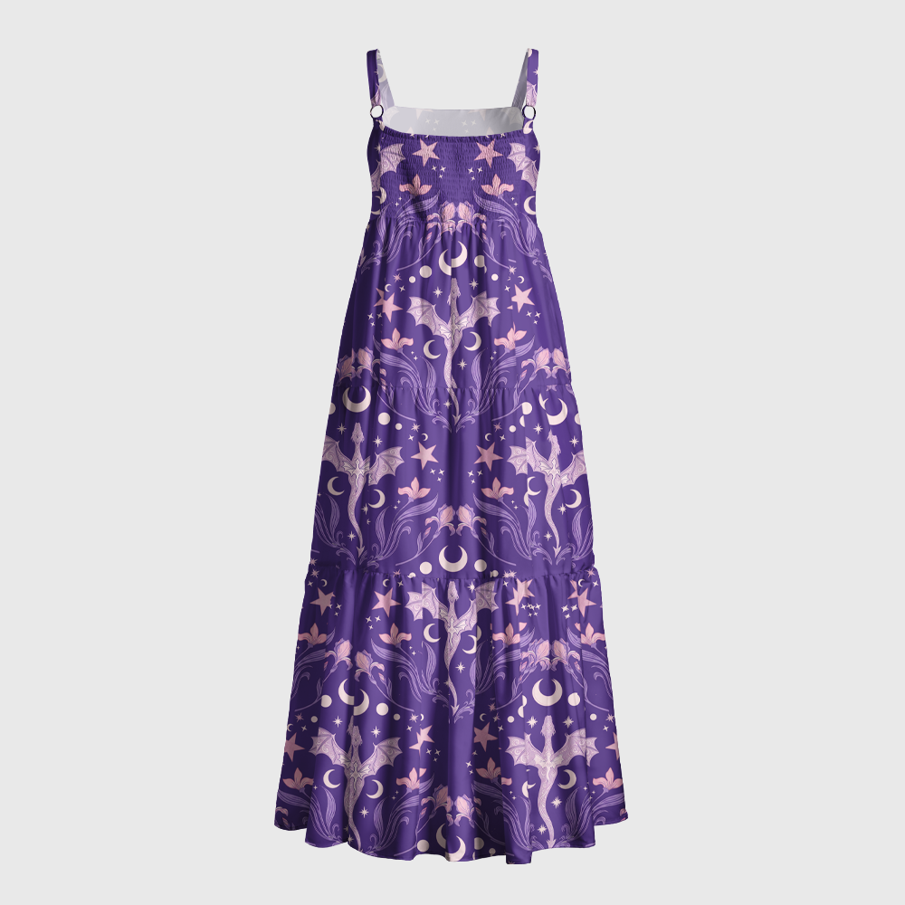 Pagewings Dragon BookMaxi Dress
