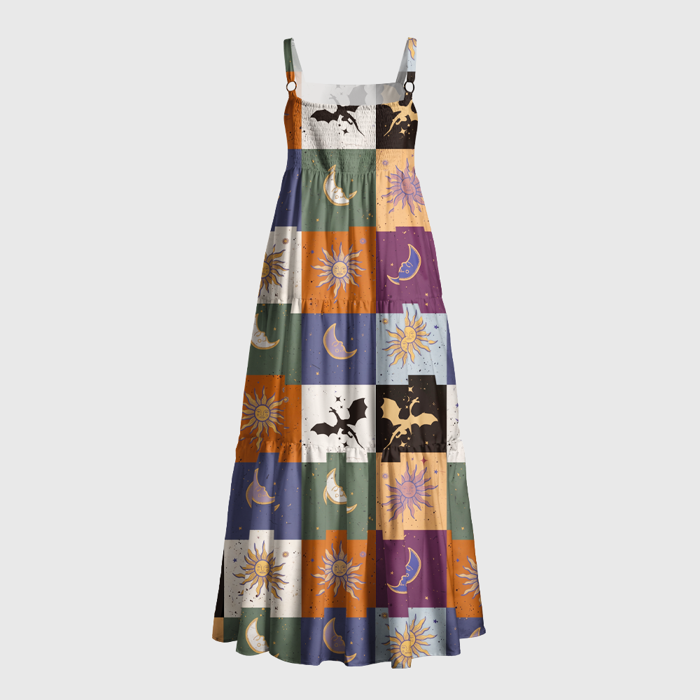 Pagewings Fantasy Book Lover Maxi Dress