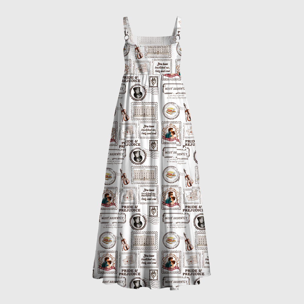Pagewings Vintage Bookish Maxi Dress