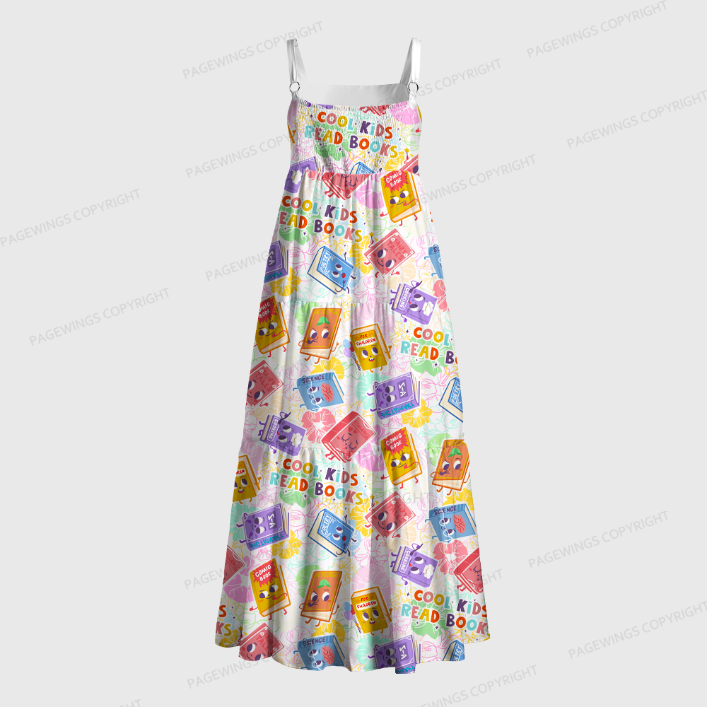 Pagewings Cool Kids Read Books Maxi Dress